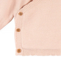 Just Born 2 Piece Scalloped Sweater - Pink - 6-9 Months