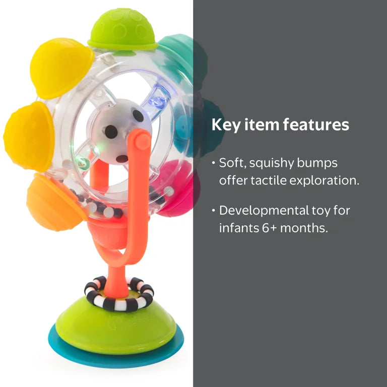 Sassy Baby Light Up Rainbow Reel STEM Toy 6mths+