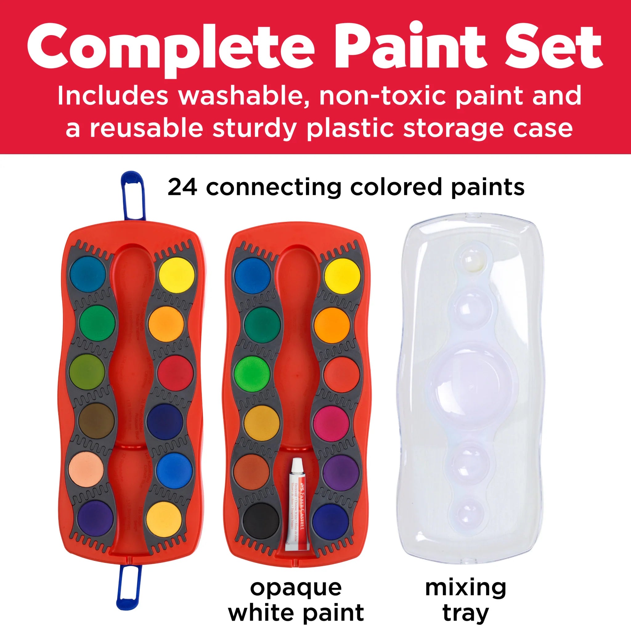 Faber-Castell Connector Paint Box 24 Count