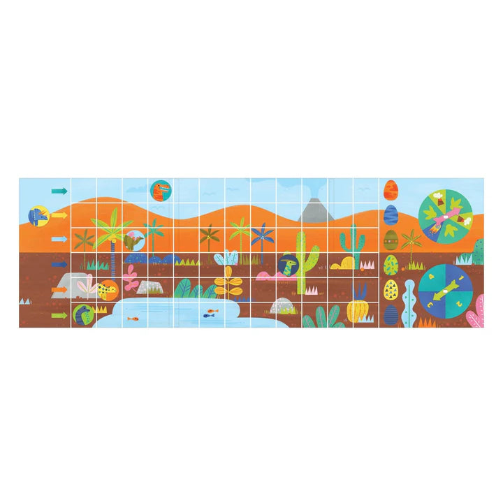 Mudpuppy Let's Go Dinos! Magnetic Board Game