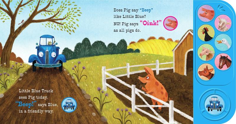 What Do You Say, Little Blue Truck? (sound book)