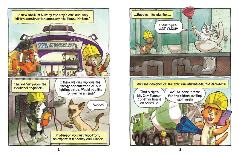 Kitten Construction Company A Bridge Too Fur