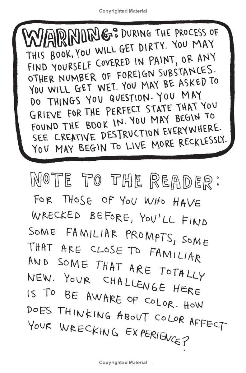 Keri Smith Wreck This Journal: Now In Color