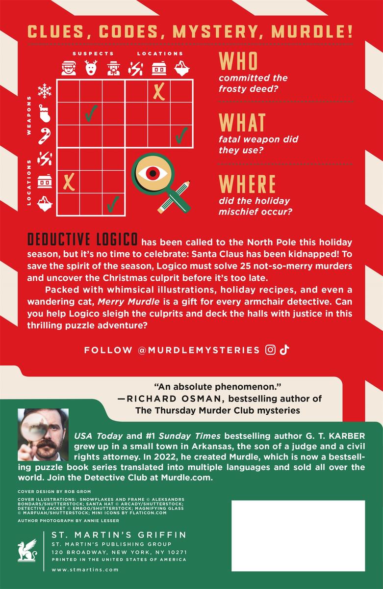 G. T. Karber Merry Murdle 25 Fiendishly Festive Logic Puzzles
