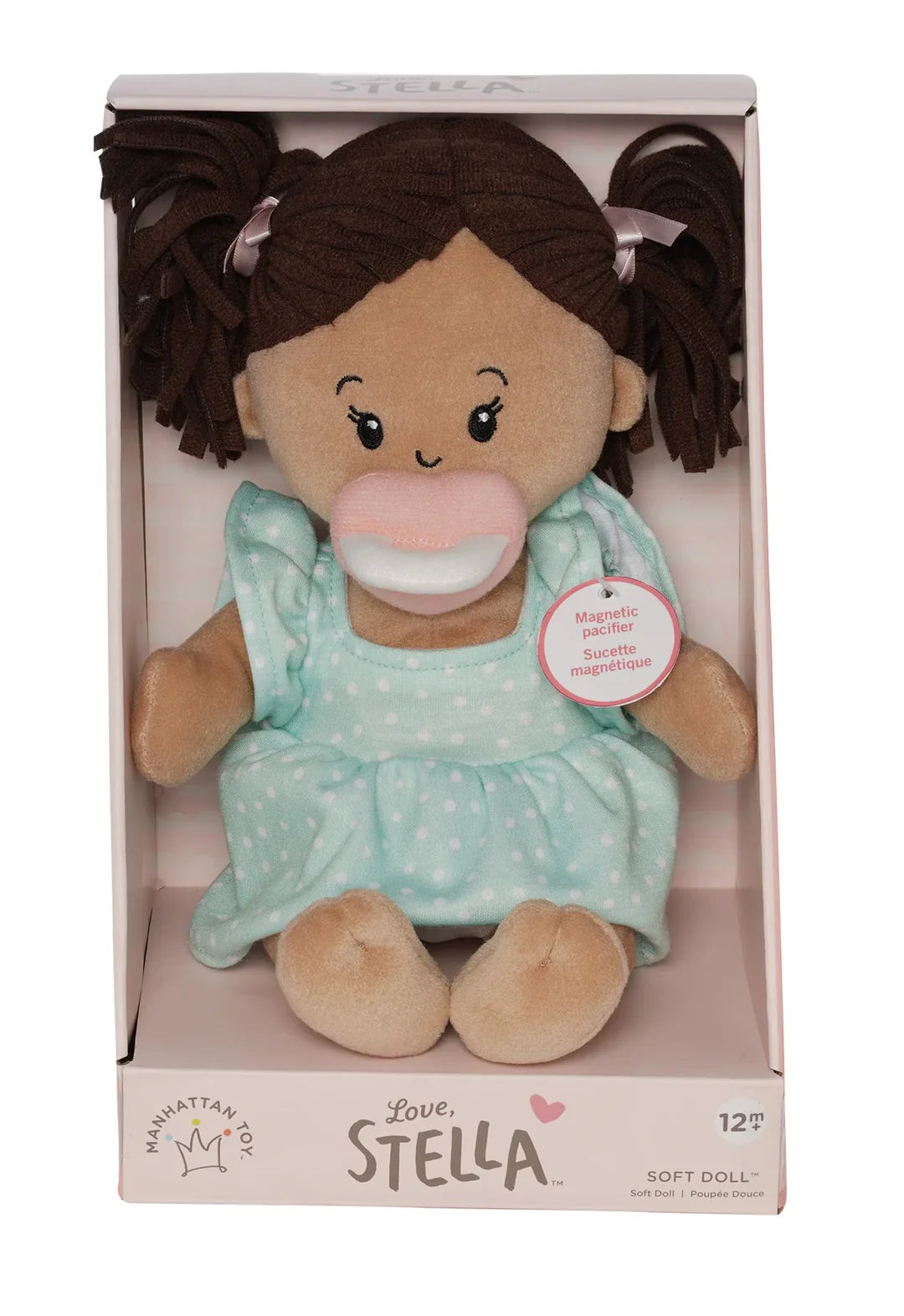 Love, Stella Light Beige Doll With Bown Pigtails