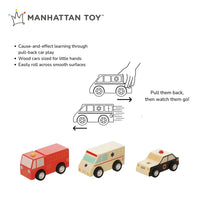 Manhattan Toys Pull Back Rescuers Cars
