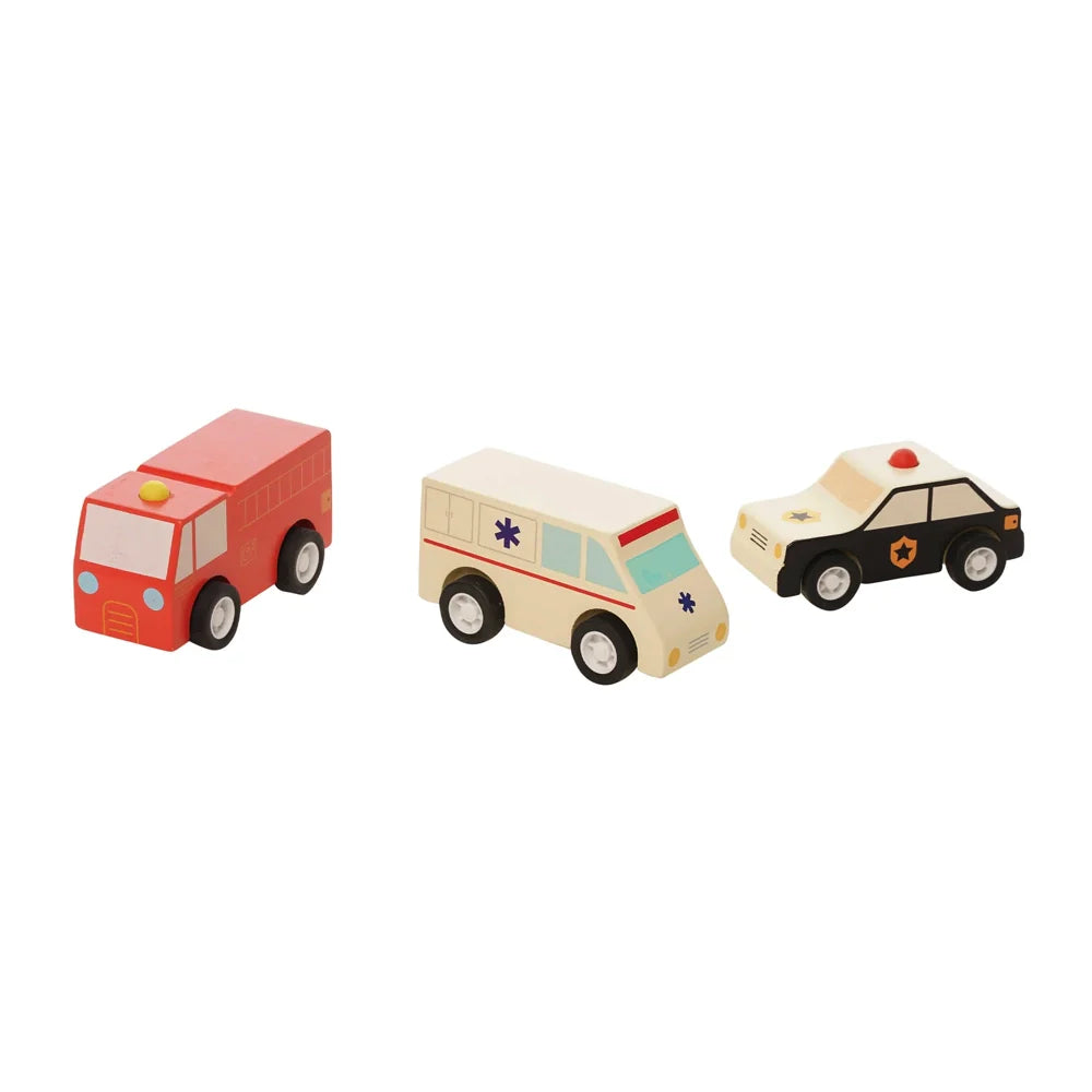 Manhattan Toys Pull Back Rescuers Cars