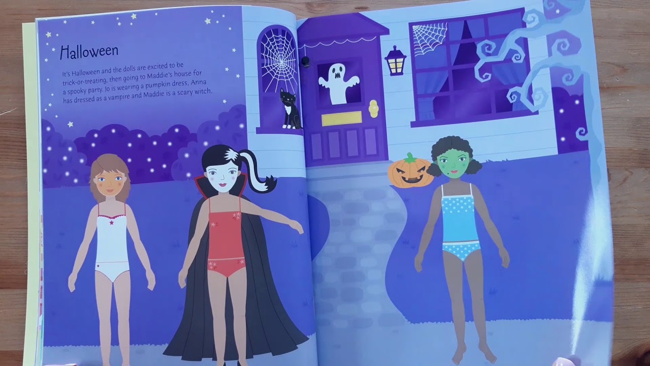 Usborne Sticker Dolly Dressing Fancy Dress