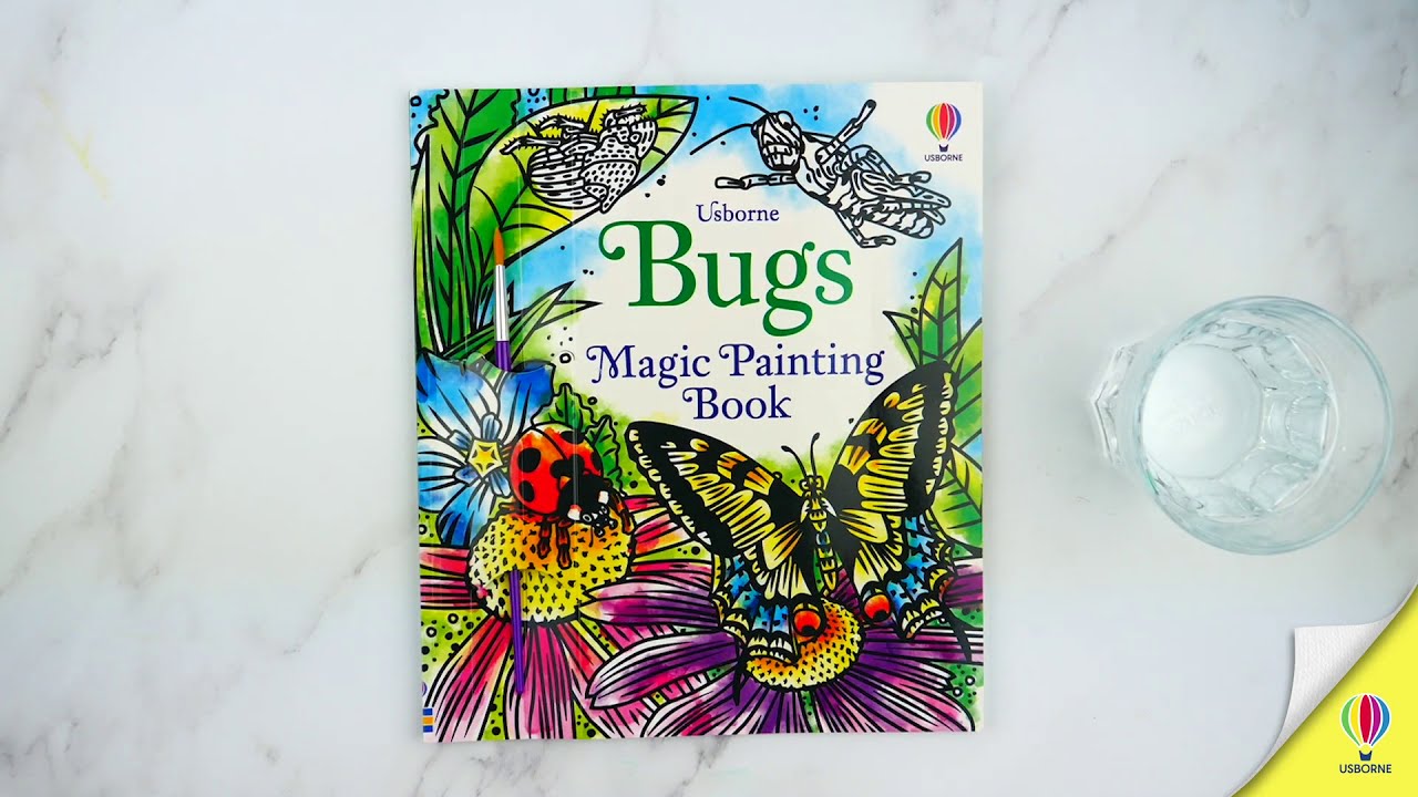 Usborne Magic Painting Book Bugs