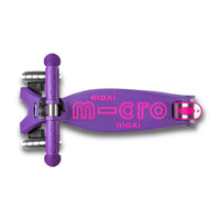 Micro Purple Maxi Deluxe LED Kickboard