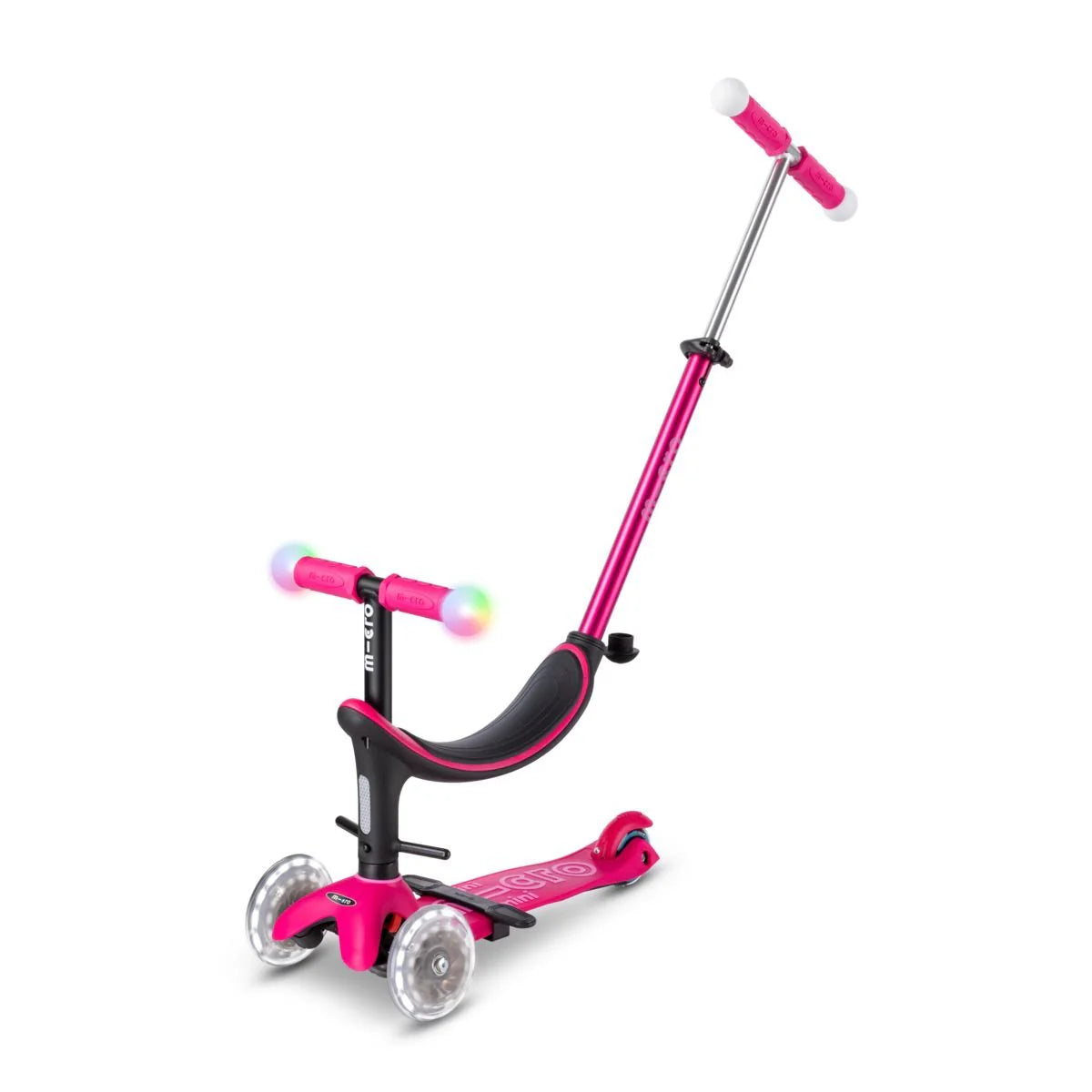 Micro Scooter Pink Mini2Grow Magic LED