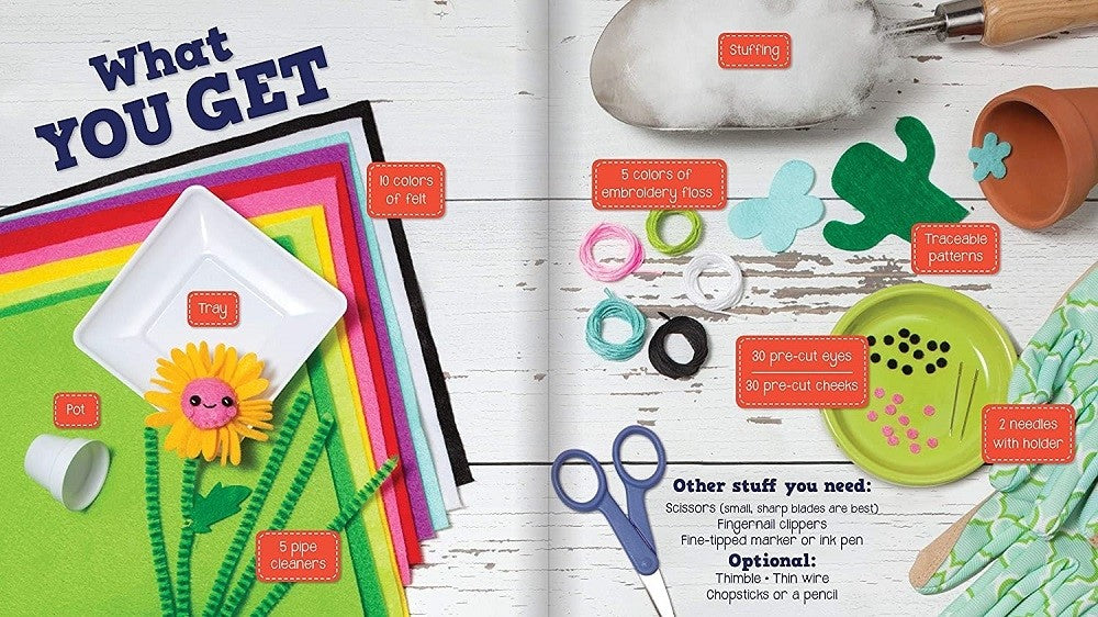 Klutz Sew Mini Gardens