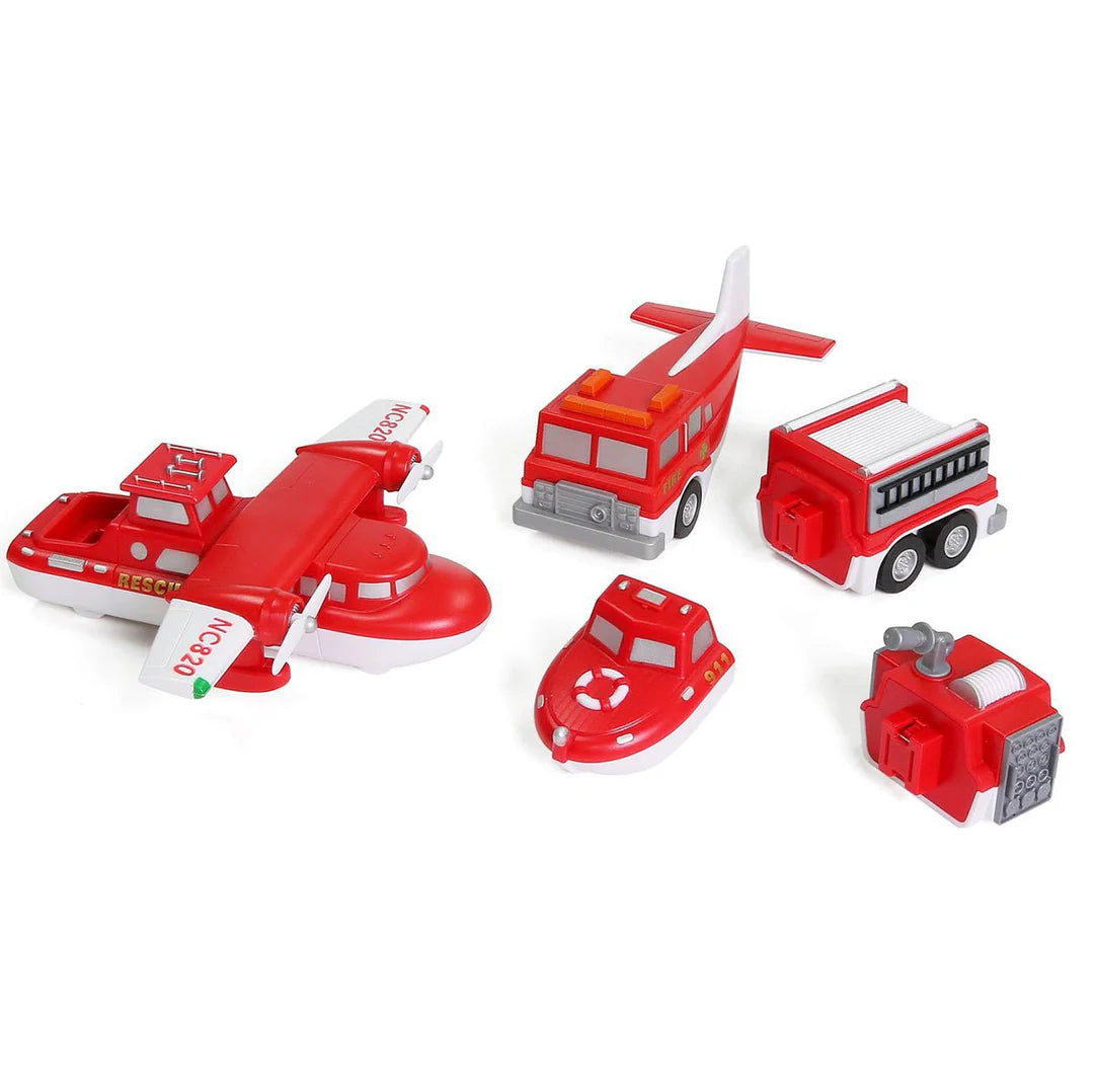 Popular Playthings Fire & Rescue - Mix Or Match Vehicles