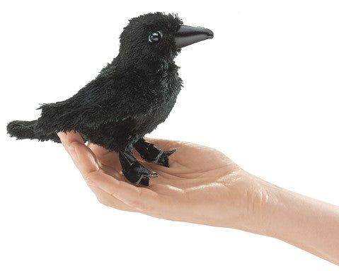 Folkmanis Mini Raven Finger Puppet