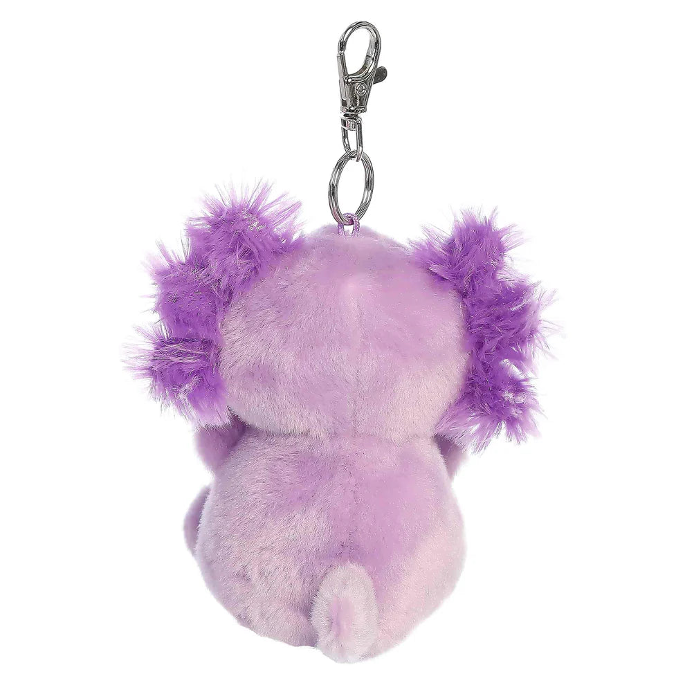 Palm Pals Xavier Purple Axolotl Clip On