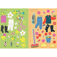 Usborne Little Sticker Dolly Dressing Ponies