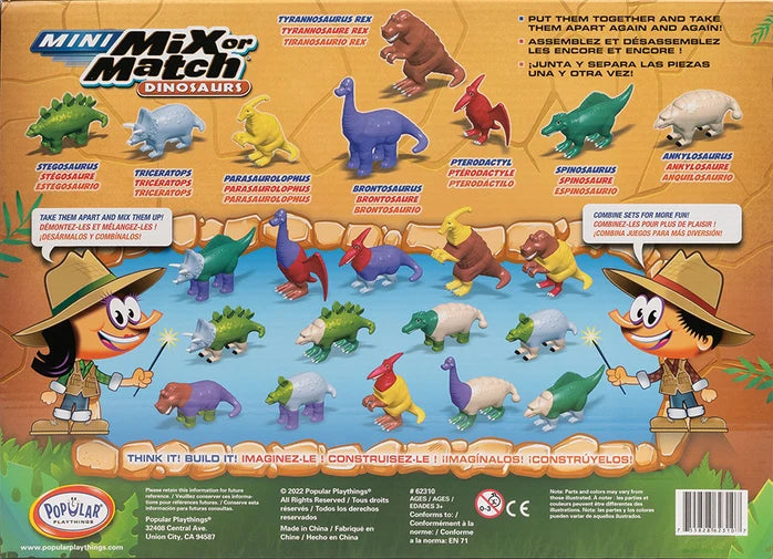 Popular Playthings Magnetic Dinos Mix Or Match