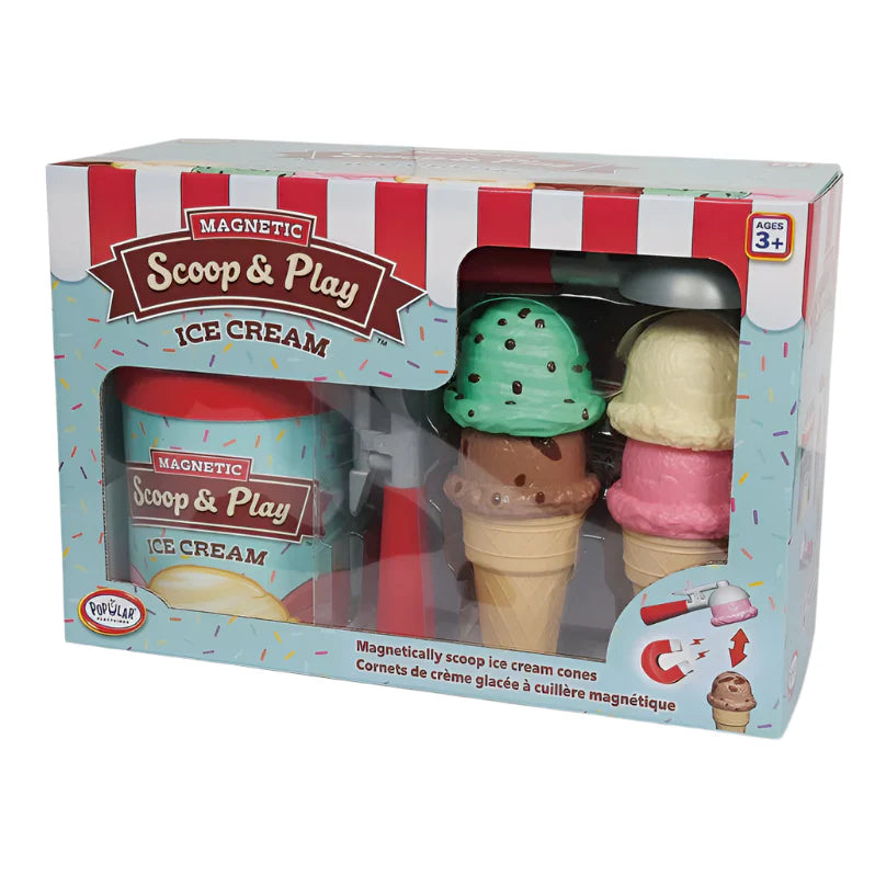 Popular Playthings Magnetic Scoop & Play Ice Cream