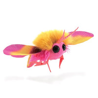 Folkmanis Mini Rosy Maple Moth Finger Puppet