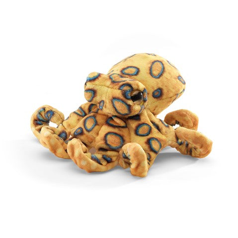 Folkmanis Mini Blue Ringed Octopus Finger Puppet