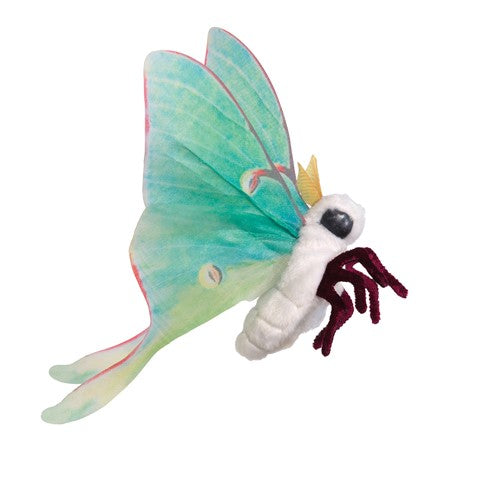 Folkmanis Mini Luna Moth Finger Puppet