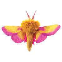 Folkmanis Mini Rosy Maple Moth Finger Puppet