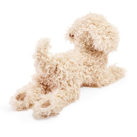 Folkmanis White Poodle Puppy