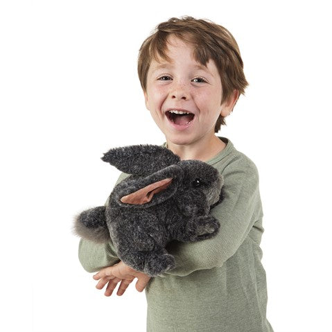 Folkmanis Gray Bunny Puppet