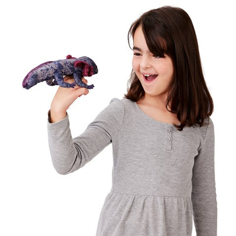 Folkmanis Black Axolotl