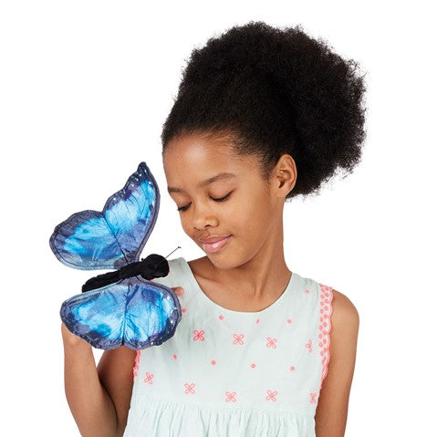 Folkmanis Blue Morpho Butterfly Puppet