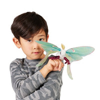 Folkmanis Mini Luna Moth Finger Puppet