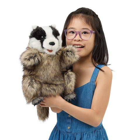 Folkmanis Badger Puppet