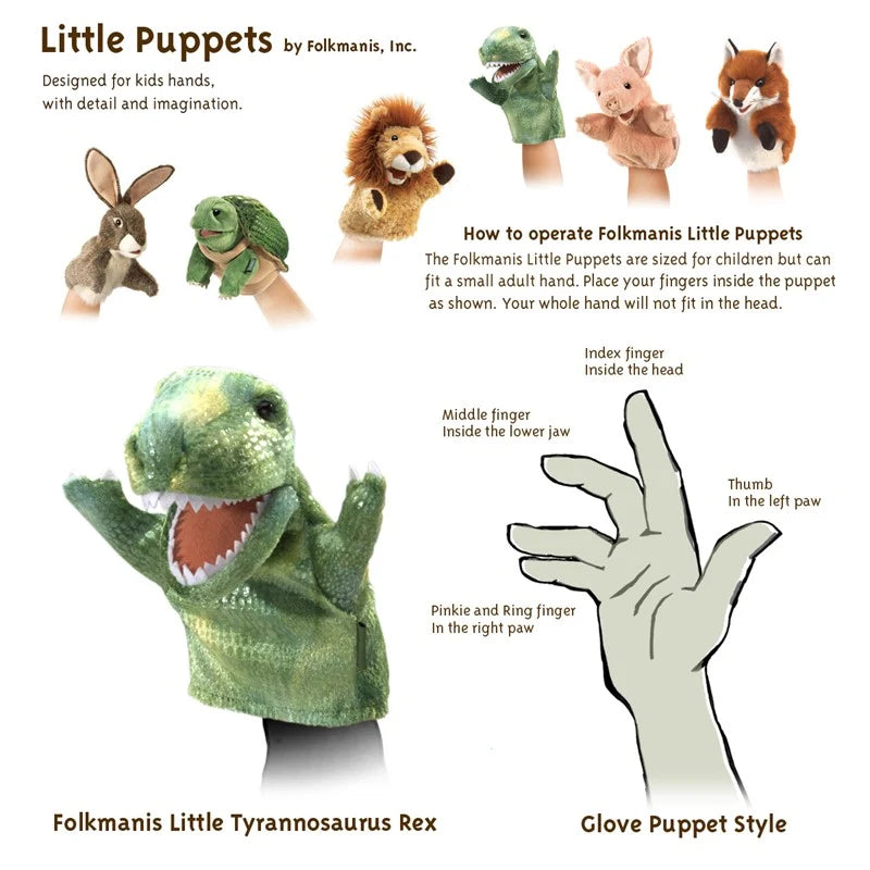 Folkmanis Little Tyrannosaurus Rex Puppet