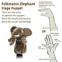 Folkmanis Elephant Stage Puppet