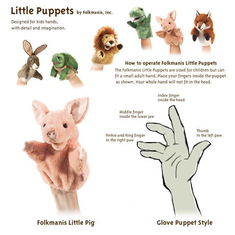 Folkmanis Little Pig Puppet