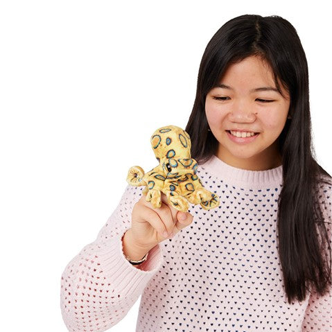 Folkmanis Mini Blue Ringed Octopus Finger Puppet