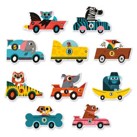 Djeco Racing Cars Puzzle Duo