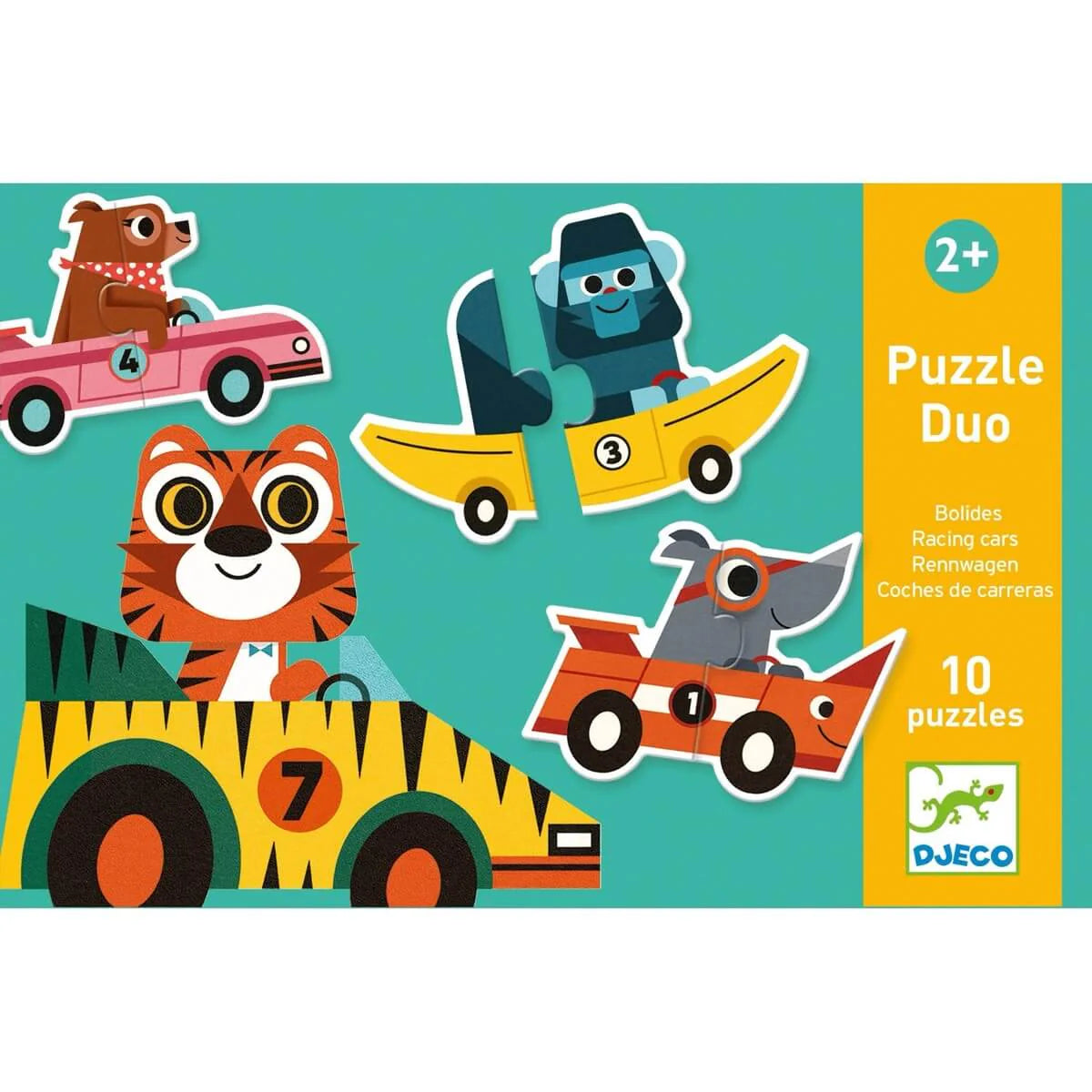 Djeco Racing Cars Puzzle Duo