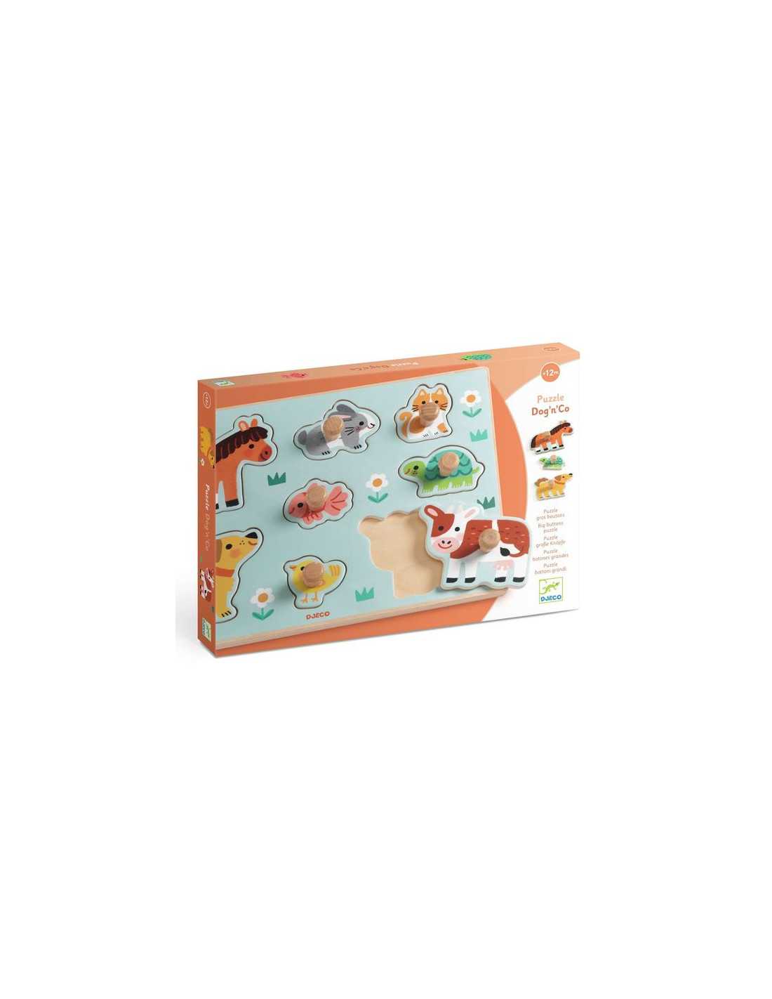 Djeco Dog /n/ Co Wooden Puzzle