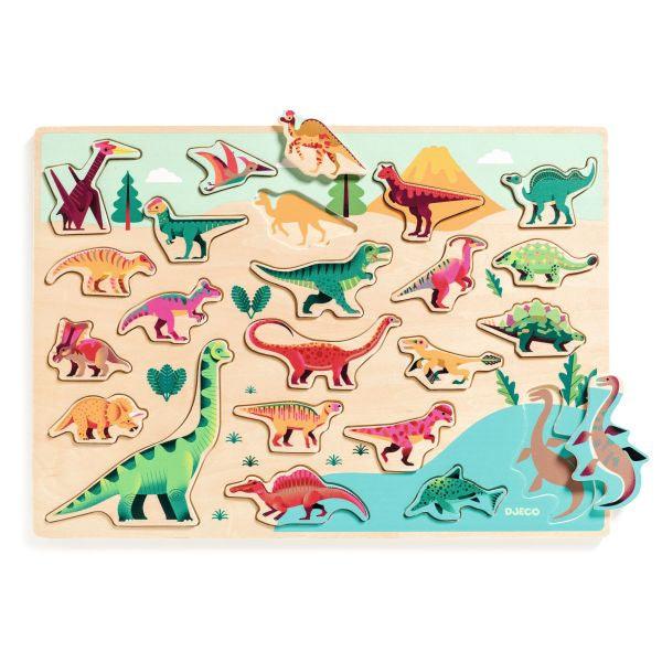 Djeco Dino Puzzlo Wooden Puzzle