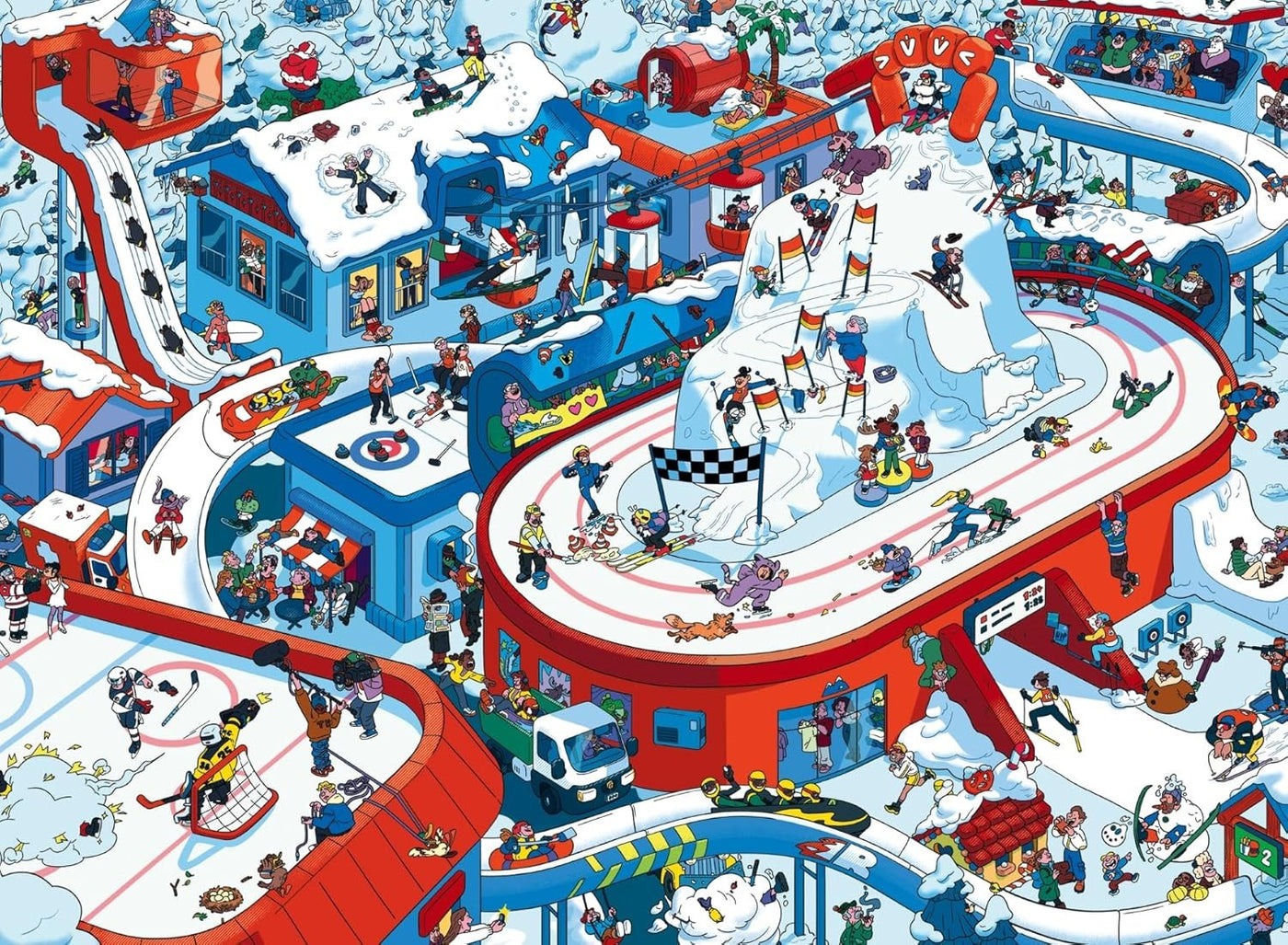 Ravensburger Winter Sports Stadium 200 Piece XXL
