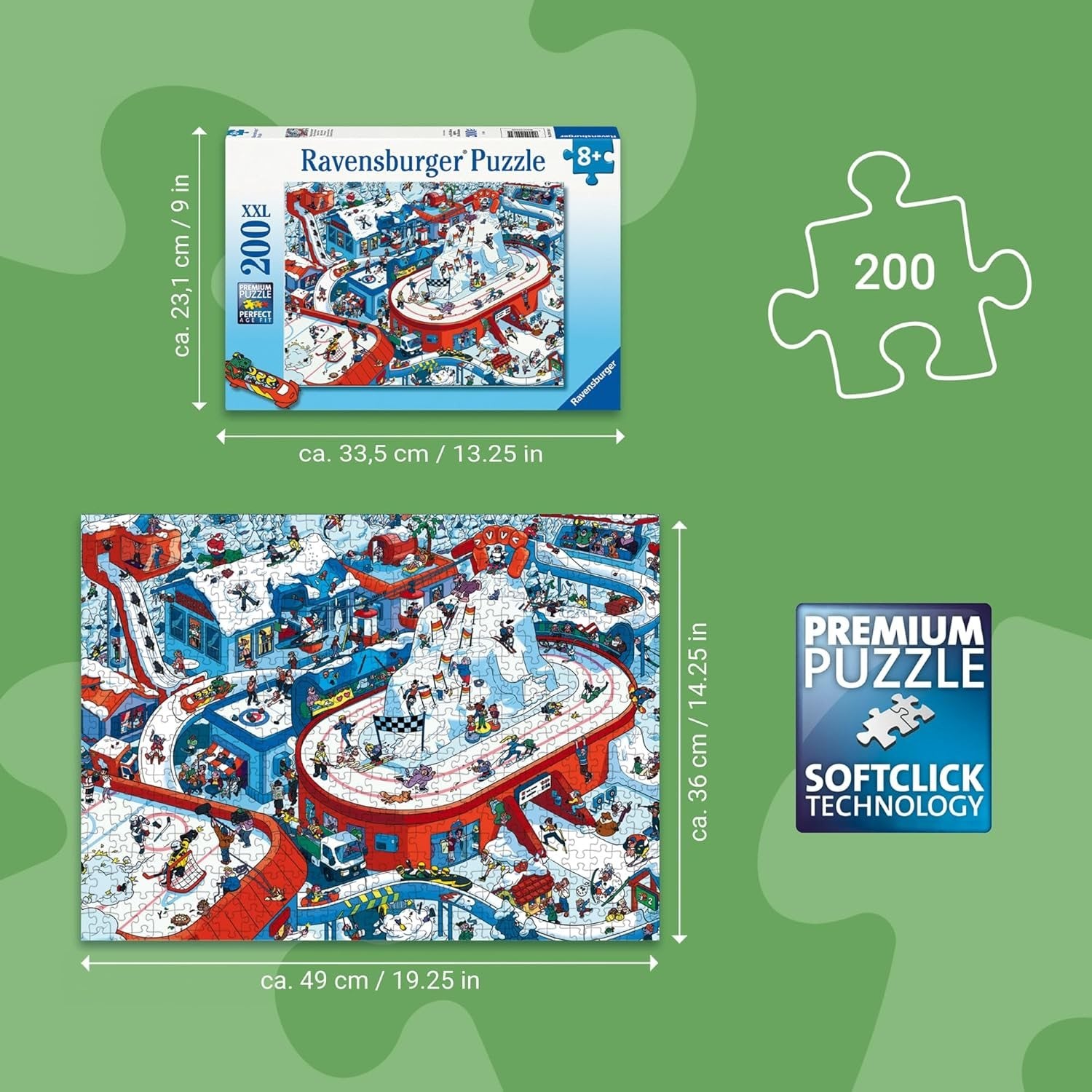 Ravensburger Winter Sports Stadium 200 Piece XXL