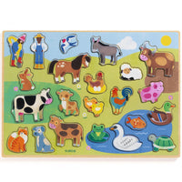 Djeco Campo Puzzlo Wooden Puzzle