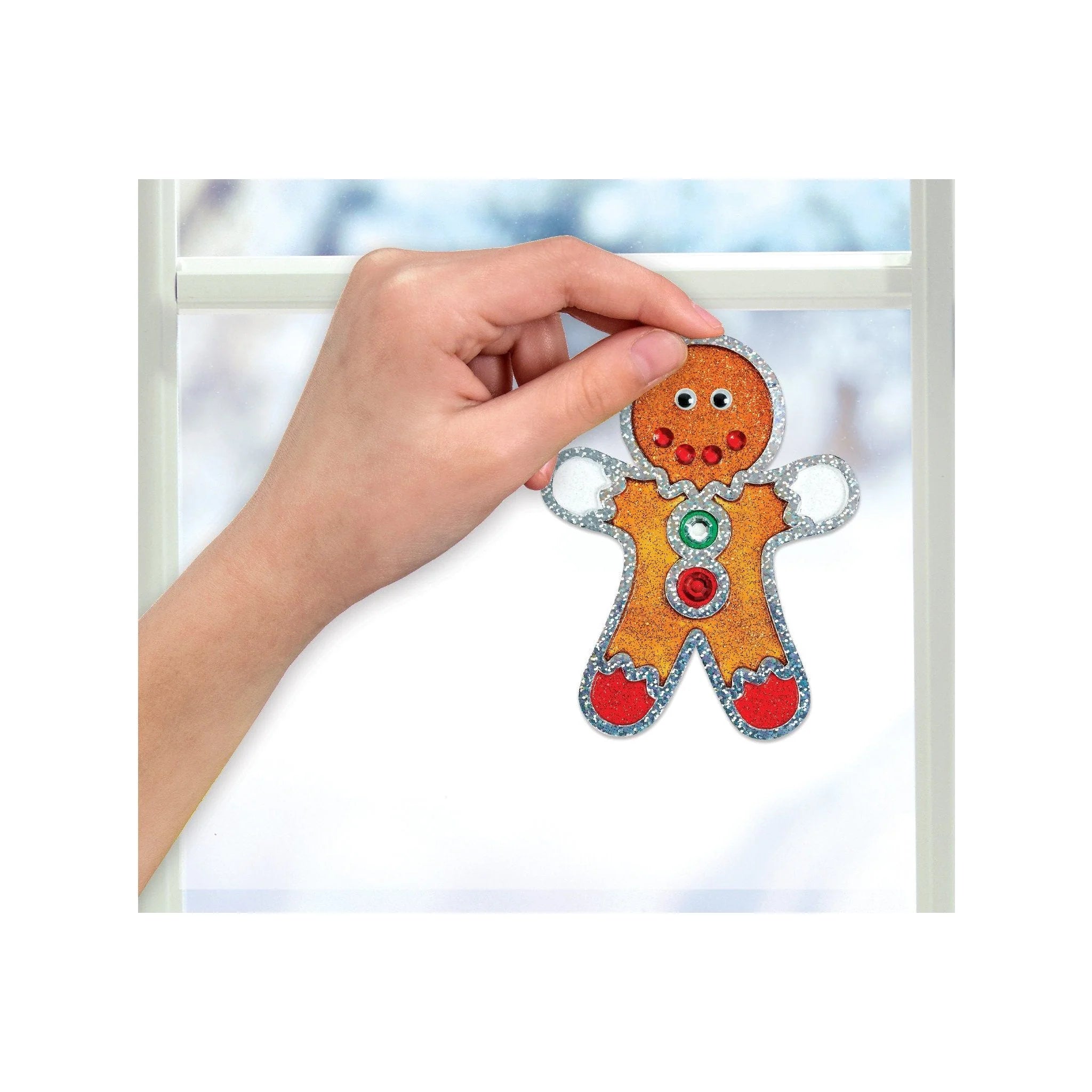 Creativity For Kids Holiday Easy Sparkle Window Art