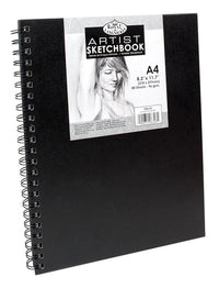 Royal & Langnickel Large Black Sketchbook