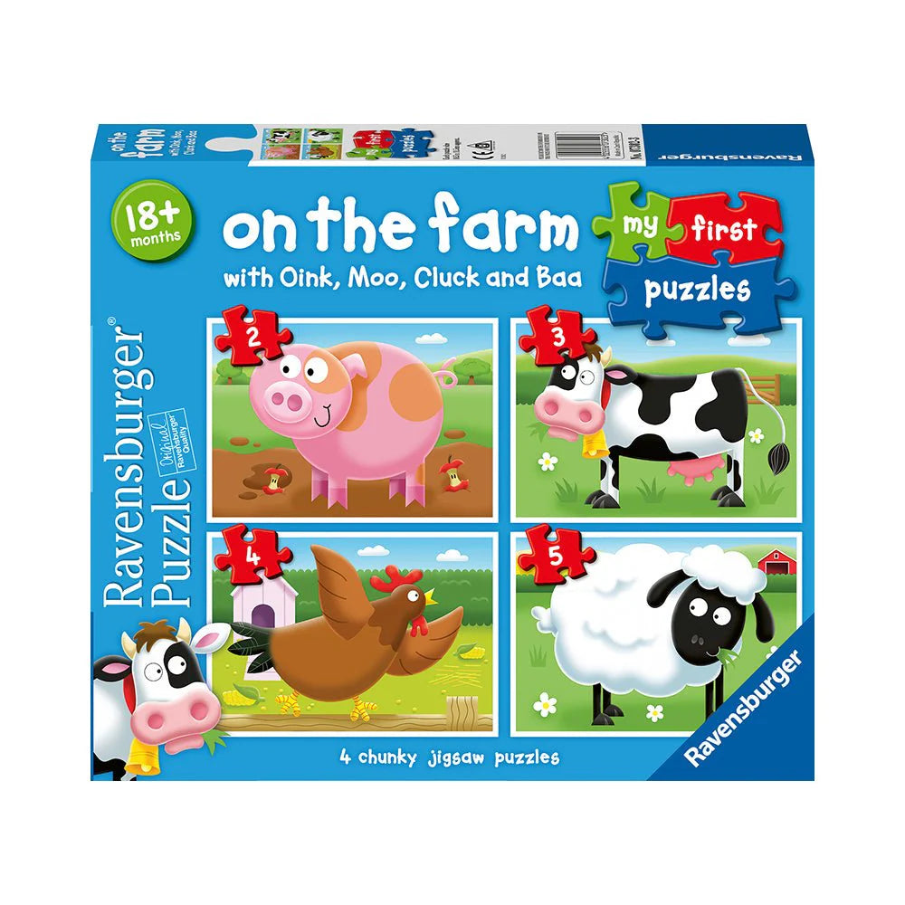 Ravensburger On The Farm  2, 3, 4, 5 Piece