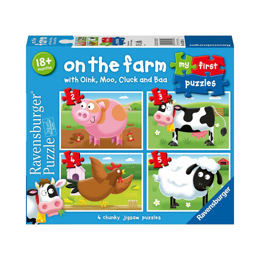 Ravensburger On The Farm  2, 3, 4, 5 Piece