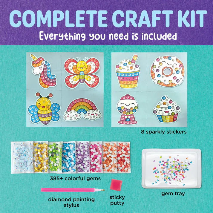 Creativity For Kids Big Gem Diamond Painting Sticker Kit