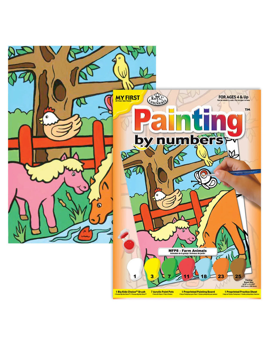 Royal & Langnickel Farm Animals My First Paint by Number