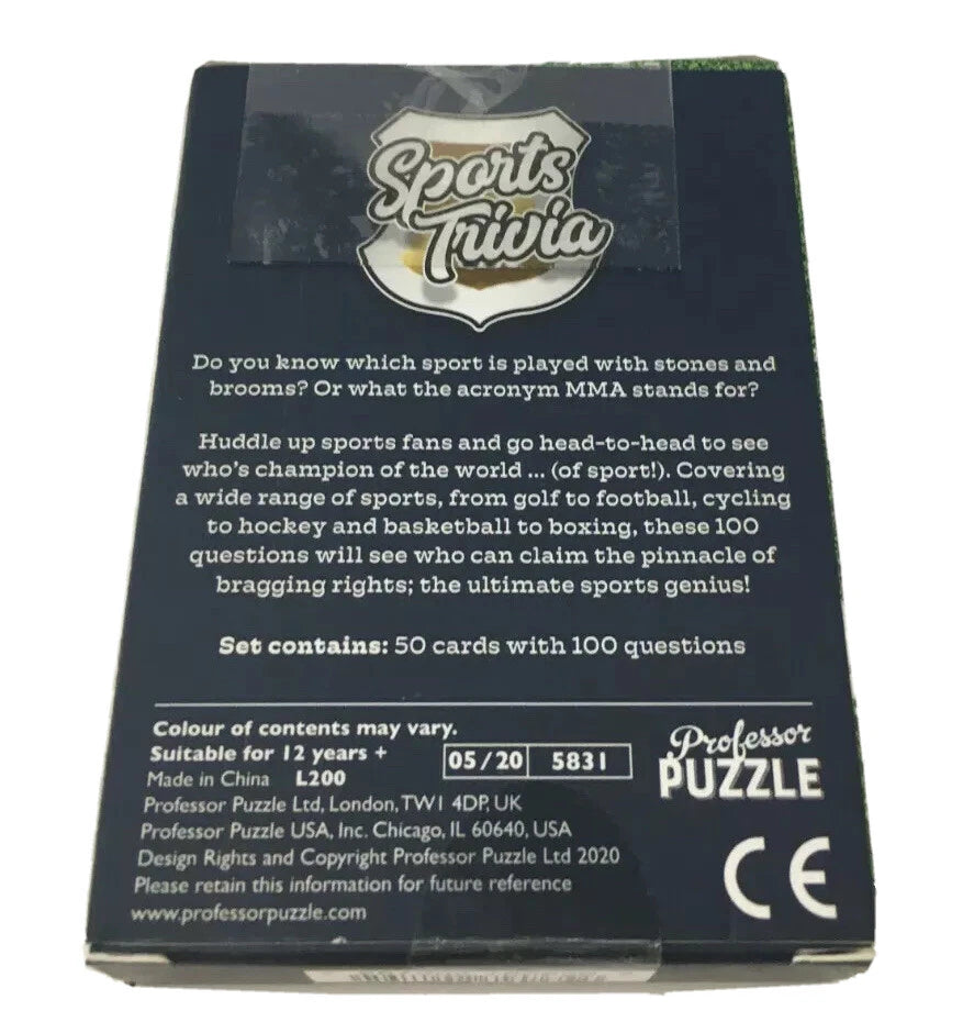 Professor Puzzle Mini Sports Trivia